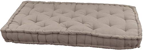Coussin de sol Double 60x120x15 cm Lin
