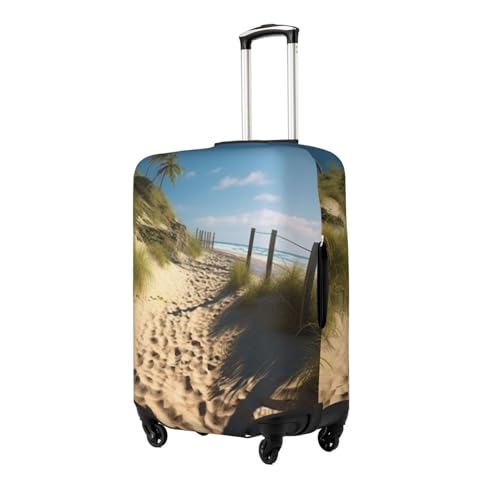 Beach Themed Luggage Cover for Suitcase Tsa Approved, Washable Suitcase Protector Fits 18-32 Inch Anti-scratch Suitcase Cover Carry on Luggage Sleeve Travel Baggage Cover2