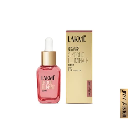 Lakme Glycolic Illuminate Serum with 1% Glycolic Acid Reduces Dullness & Improves Texture, 30 ml Lakme Glycolic Illuminate Serum with 1% Glycolic Acid Reduces Dullness & Improves Texture, 30 ml