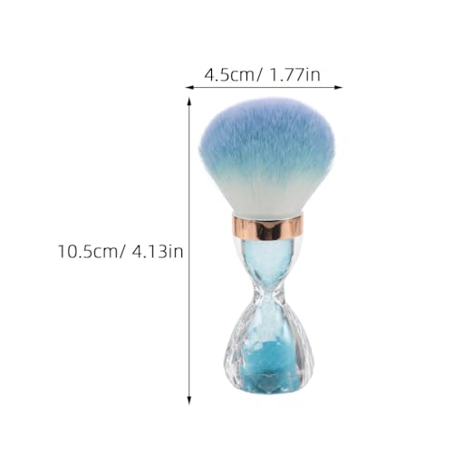 FRCOLOR 2 pcs Nail Dust Brush Nail Brush for Powder Removal Soft Manicure for Cleaning Nails Makeup Brushes and Sponges Portable Tool for Home or Salon Use image 3