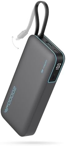 CUKTECH 45W 20000mAh Power Bank con Cavi Integrati