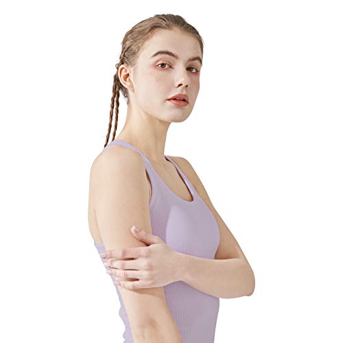 Image of sphinx cat Yoga Racerback Tank Top for Women with Built in Bra,Women's Padded Sports Bra Fitness Workout Running Shirts