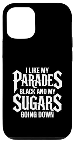 I Like My Parades Black And My Sugars Going Down Emo Goth �X�}�z�P�[�X iPhone 12/12 Pro �p