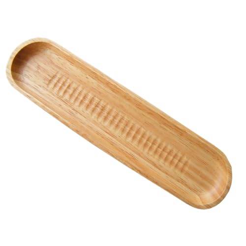 Plato de madera para sushi estilo japonés 26x7 cm