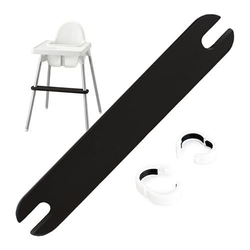 Image of Adjustable Footrest for IKEA Antilop High Chair, Black | Comfortable Seating, Patented Design, Adjustable Height, Compatible with IKEA Antilop HighChairs