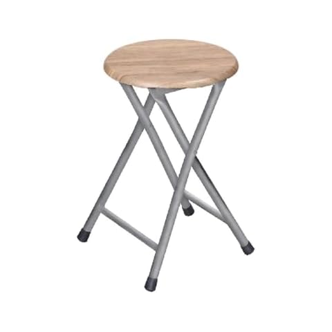 HOMION Compact Folding Stool with Padding Cover