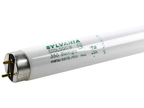 Sylvania 15W 18In T8 Black Light Fluorescent Tube #TOP8