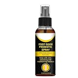100ML Deodorante Piedi Antiodore Spray,Riduce la sudorazione e gli odori,Spray uniforme, comodo da trasportare e adatto a tutti i tipi di pelle