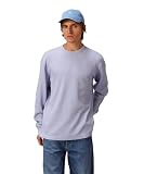 [カルバン クライン] ユニセックス 長袖Tシャツ - ロゴパッチロングスリーブワッフルTシャツ 4RD286G L CASUALBLUETKF
