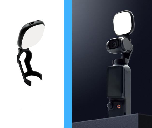 DJI OSMO Pocket 3 ＋専用照明付き Amazon | DJI OSMO POCKET 3 対応 補助灯 LEDビデオライト 小型 180