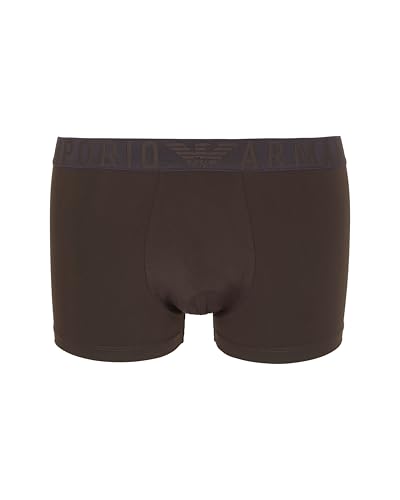 Emporio Armani Short en Microfibre Essential pour Homme, Marron, M, Marron, M
