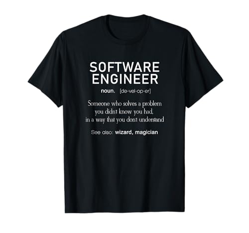 Software Engineer Definition Shirt Coder Definition T Shirt T-Shirt