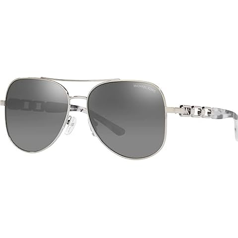 Michael Kors MK1121 Full Rim Silver Sunglasses Cover
