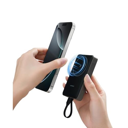 CUKTECH Magnetic Power Bank 10000mAh, 20W Fast Charge