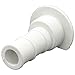 Impact Boat L-Head Fishing Drain 6224W | White Plastic 3/4 Inch Barbed