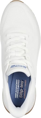 Skechers - Mens Bobs Sport Squad Chaos 4 Slip On Shoes, Color White, Size: 10 W US2