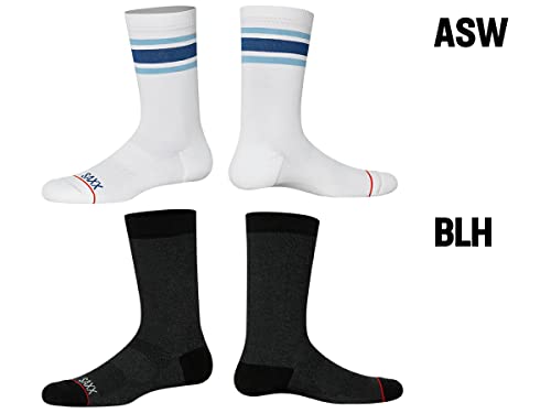 SAXX Underwear Co. Men's Whole Package Crew Socks With Built-In Arch Support, Core2