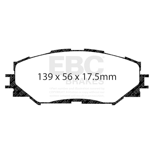 Image of EBC Brakes DP61791 6000 Series Greenstuff Truck and SUV Brake Pad