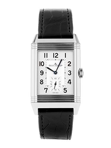 [ジャガー・ルクルト] JAEGER LE COULTRE 腕時計 Q3848420 (215.8.D4) レベルソクラシック ラージ デュオ スモールセコンドメンズ SS/レザー シルバー/ブラック 手巻き 3気圧防水 [中古品] [並行輸入品]