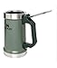 STANLEY Classic Bottle Opener Beer Stein 24 oz | Flip Up Lid and Heavy Duty Handle with Built In Bottle Opener | Insulated Stainless Steel Beer Mug | BPA-Free | Hammertone Green