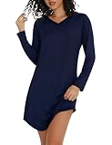 CADEAU PARFAIT : cette chemise de nuit femme à manches longues est douce et confortable et constitue le cadeau parfait pour les amies, les partenaires ou les personnes aimées. Elle les aide à se détendre après une journée trépidante et à profiter d'un moment de calme et de confort. Que ce soit pour un anniversaire ou pour exprimer son affection, c'est un cadeau bien pensé qui transmet chaleur et sollicitude.