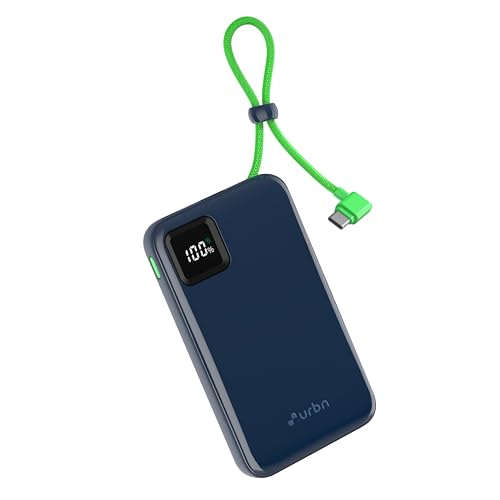 Image of URBN 10,000mAh Ultra Link Power Bank - Blue with Type C to Type C Cable