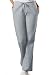 Cherokee Women's Fashionable Flare Leg Drawstring Pant, Grey, Small
