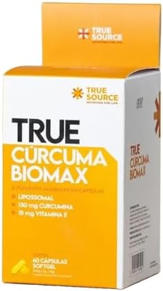 True Cúrcuma Biomax - 60 Cápsulas Softgel - True Source