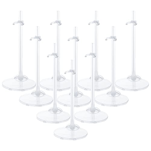Image of 10PCS Doll Holder, Doll Stand Display Holder, Ideal Display Stand Support with Adjustable Waist Clip for 11 to 13 Inch Tall Dolls