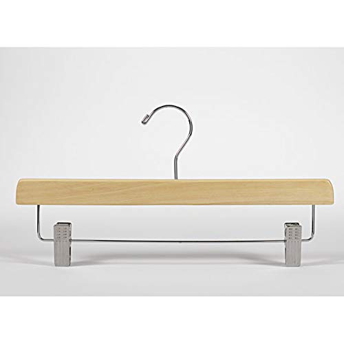 Skirt Slack Natural Wood Hanger 14 Inches Long - Case of 50