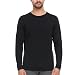 Minus33 100% Merino Wool Base Layer 705 MidWeight Crew Neck Top Black Large