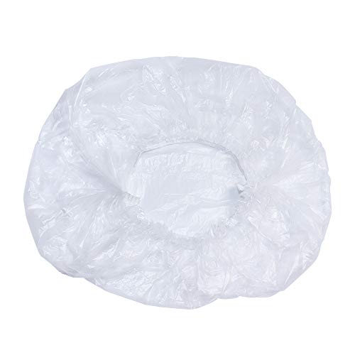 100PCS Disposable Shower Cap Large Elastic Water-proof Bath Cap for Women Bathing Accessory