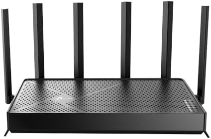 TP-Link Archer BE400 Dual-Band BE6500 WiFi 7 Router | 4K/8K Streaming 6.5 Gbps | 1ร 2.5 Gbps WAN/LAN + 3ร 1 Gbps LAN Ports + 1ร USB 3.0 | 6 Antennas | Compatible with Alexa and Google Assistant
