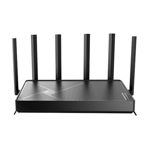 TP-Link Archer BE400 Dual-Band BE6500 WiFi 7 Router | 4K/8K Streaming 6.5 Gbps | 1× 2.5 Gbps WAN/LAN + 3× 1 Gbps LAN Ports + 1× USB 3.0 | 6 Antennas | Compatible with Alexa and Google Assistant