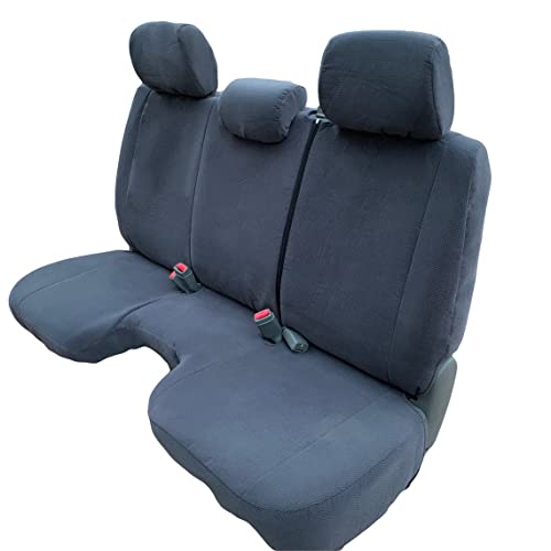 Front Bench Seat Cover for Toyota Tacoma 2005-2014 Custom Made Exact Fit A30 (Charcoal)