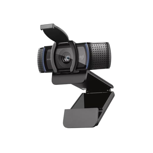 Logitech Webcam HD Pro C920S 1080p USB, 960-001252 (USB 1080p inclui capa para lente)