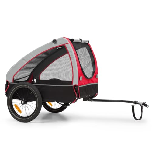 Remorque de vélo pour chien âgé ou fatigué TOPMAST SHUTTLE cabine spacieuse