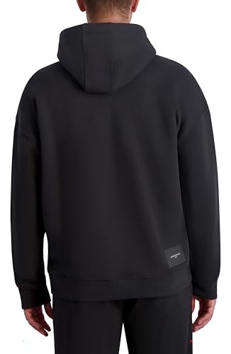 KARL LAGERFELD Men's Long Sleeve Large Logo Patch Hoodie4
