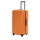Away Large Trunk Luggage, 31 Inch Hardside Suitcase with Spinner Wheels, Lightweight & Durable, TSA Lock, Ideal for Long Trips, Sorbet Orange