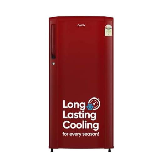CANDY 165L 1 Star Direct Cool Single Door Refrigerator with Stabilizer free Operation (Red Mono, CSD1761RM)