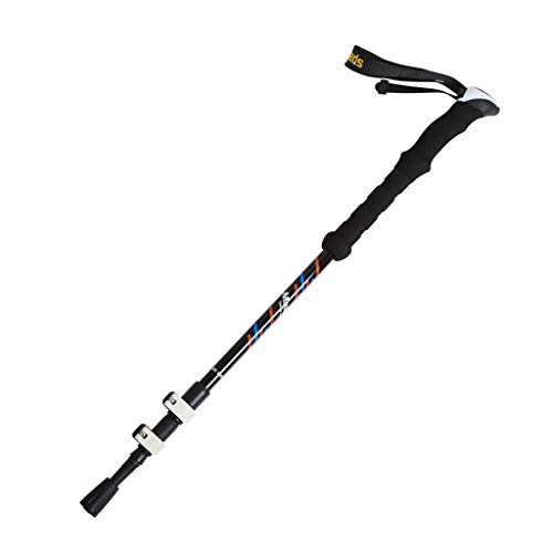 Preisvergleich Produktbild Wanderstock ADKINC Trekkingstöcke, zusammenklappbare Leichtgewicht, Walking-Laufstöcke mit Schaumstoffgriff, Schnellverschlüsse für Outdoor-Walking Trekking-Klettern - (EIN Paar)
