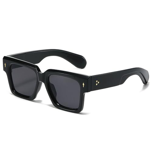 Lunettes de soleil carrées surdimensionnées LVTFCO protection UV400 pour femme et homme
