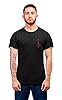 Luxyl Unisex Blood Symbol T-Shirt Black Medium #1