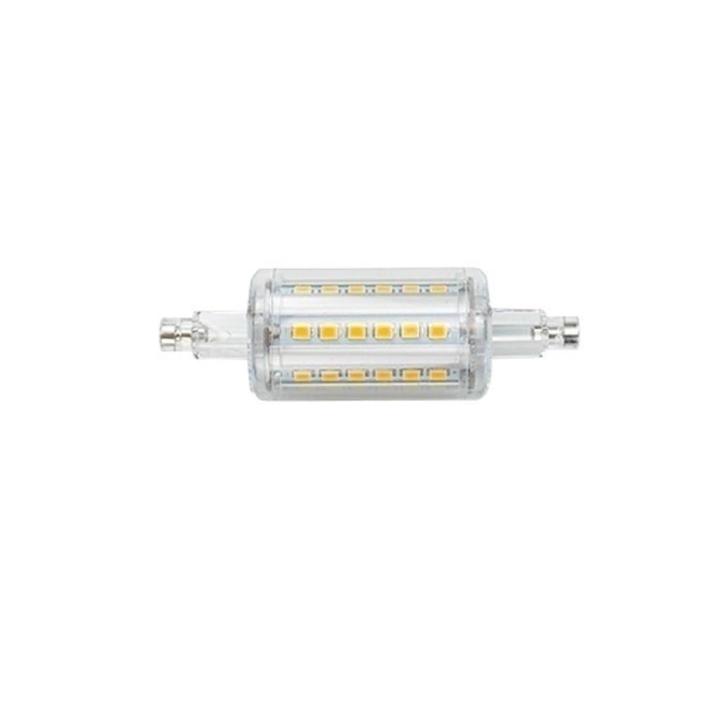 1fortunate Paquete de 10, lámpara Led de maíz R7S regulable AC220V 78mm/118mm/135mm/189mm bombilla de foco(Cold White,36LED 4W 78MM)