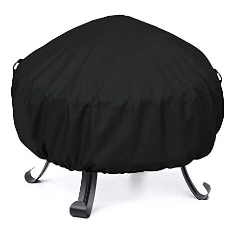 Unicook 38 Inch Round Fire Pit Cover Cover