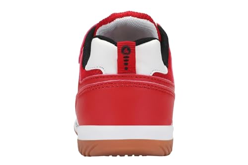 JAKO Unisex Kinder J-sh Winger Ev Hallenturnschuh, Fiery Red Jet Black, 34 EU