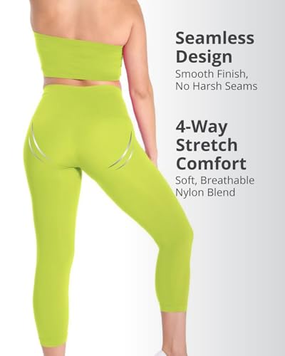 Image of SlimMe High Waisted Shapewear Leggings, Tummy Control Compression