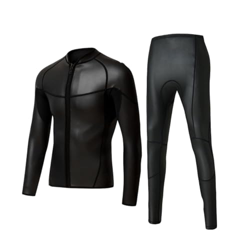 Bañadores Hombre uctores Traje de Buceo Deportivo elástico para Hombre, Color Negro, para Surfear, Nadar y Hacer esnórquel Bañador Hombre Hombre Rebajas (Black, M)
