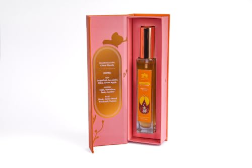 Image of VRINDAAM Body Mist Perfume Spray for Men & Women | Long Lasting Fragrance | Refreshing Daily Body Spray | Premium Perfume Mist | 100 ml (Orange, Citrus wood)
