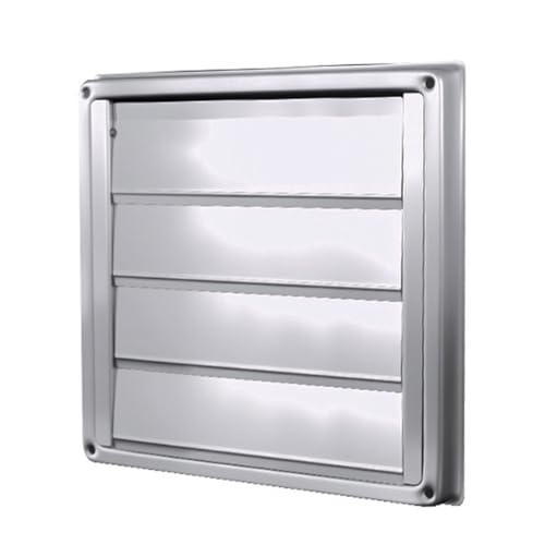 ECMQS Protección de ventilación para secadora de acero inoxidable con diseño de flujo de aire, estructura metálica, adecuada para salidas de secadora de 4/5/6 pulgadas de diferentes modelos